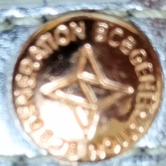 CUFF BCBG SILVER LEATHER 3/4" "#SWEET" ROSE GOLD Tone SLIDE Letters 7-7 1/2" - Picture 13 of 13